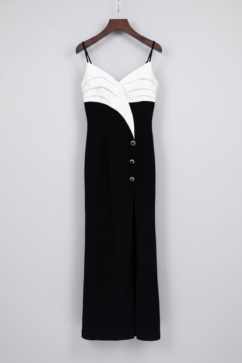 LUNERA Color Block Maxi Dress - Lu Di Lusso
