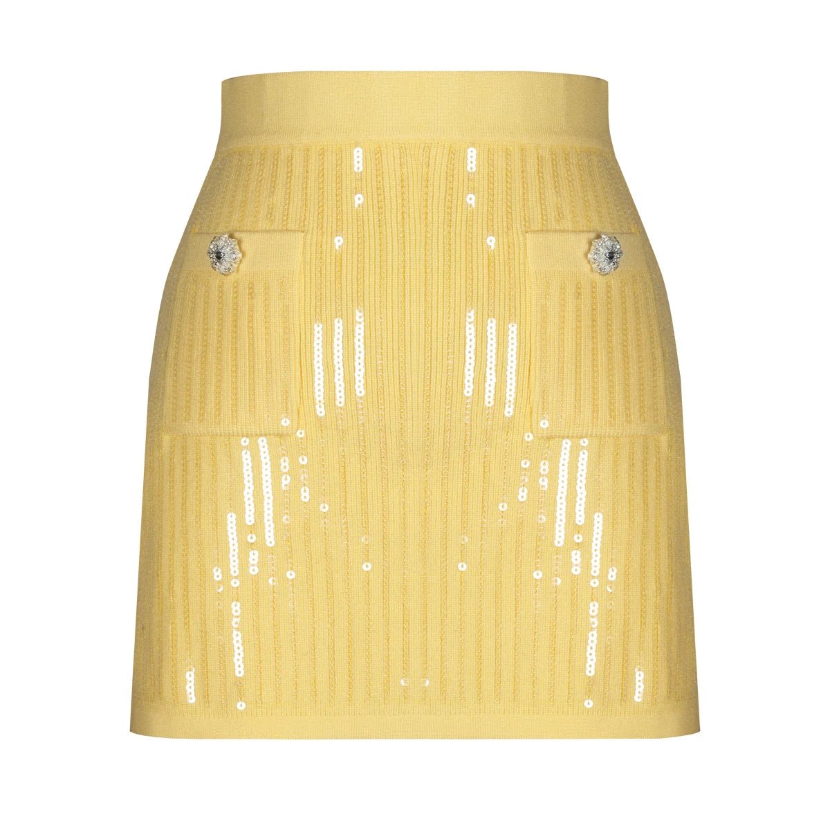 Lunivelle Sequin Knit Cardigan & Pencil Skirt Set - Lu Di Lusso