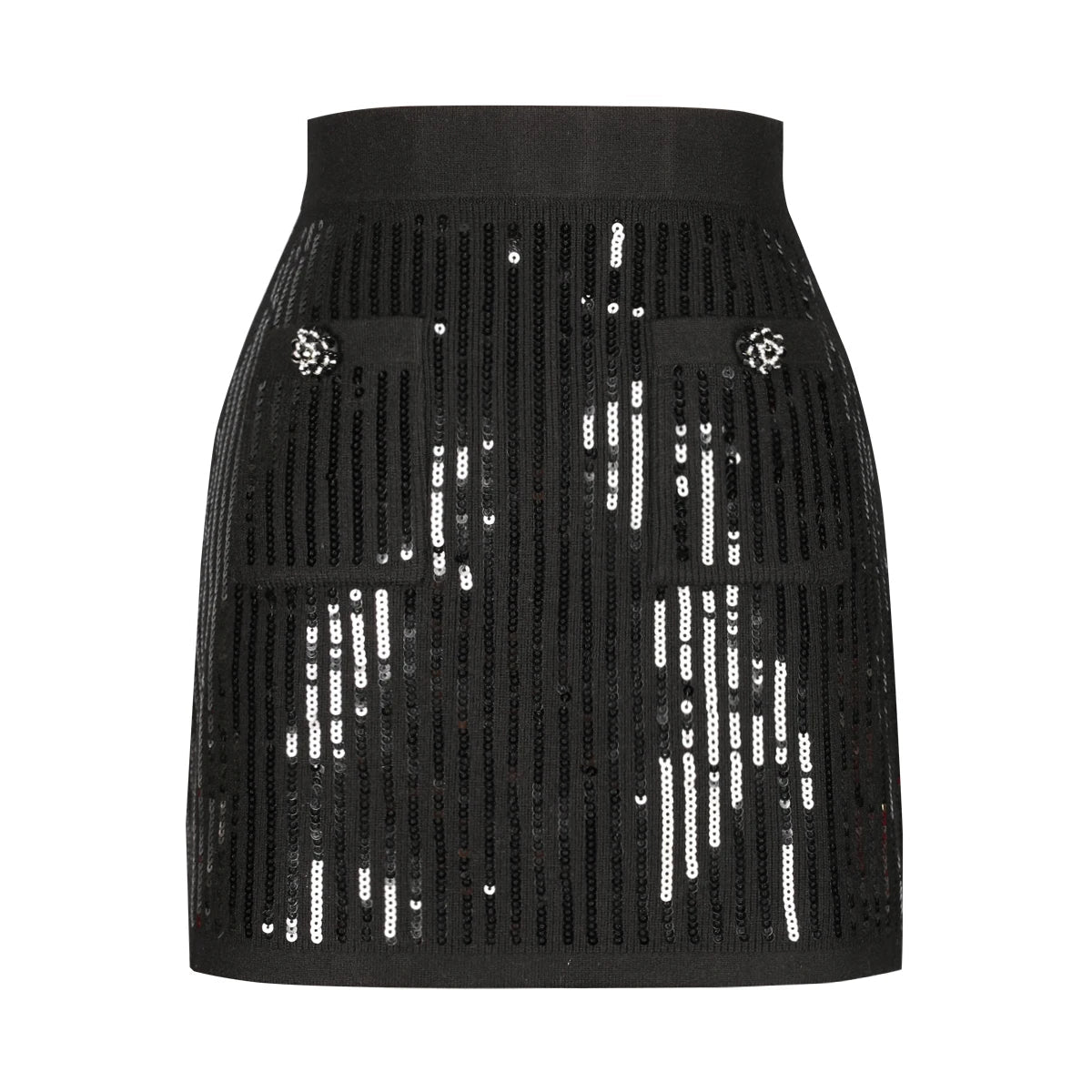 Lunivelle Sequin Knit Cardigan & Pencil Skirt Set - Lu Di Lusso