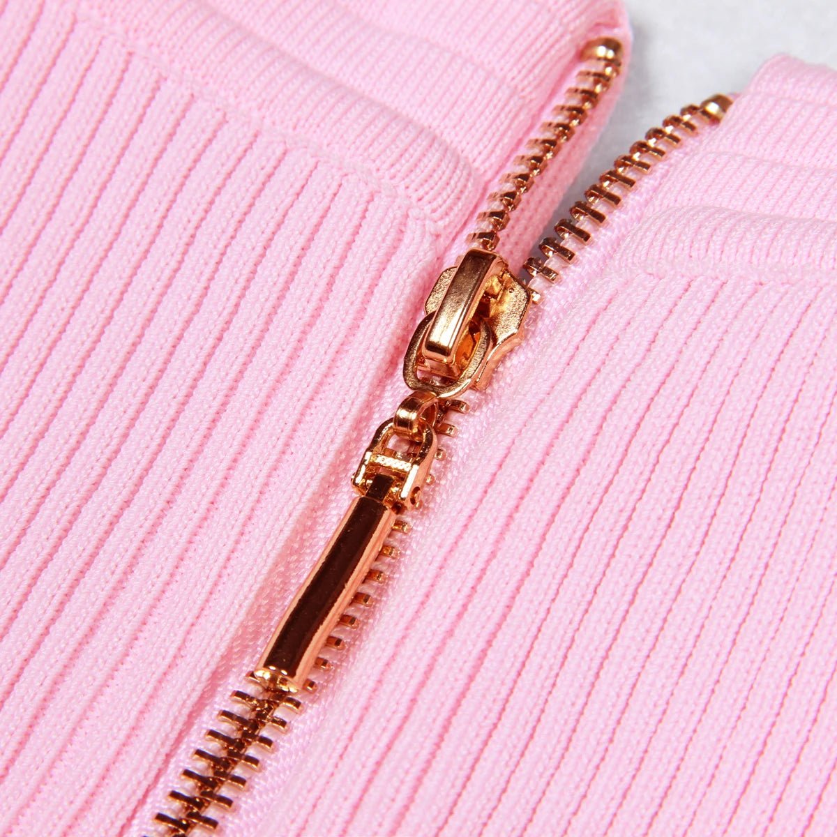 MAÉLIS Gold Button Dress - Lu Di Lusso