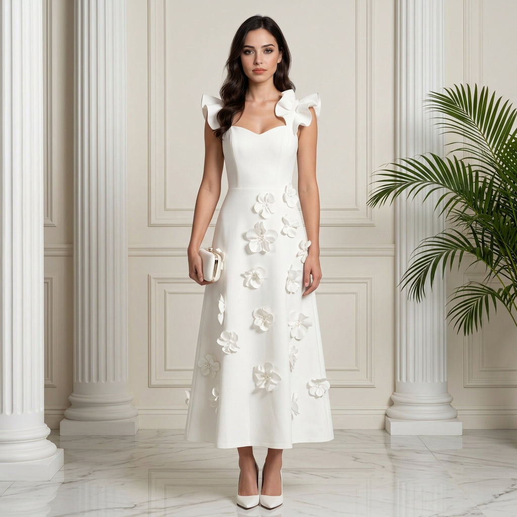 FLORÉNA Floral Maxi Dress