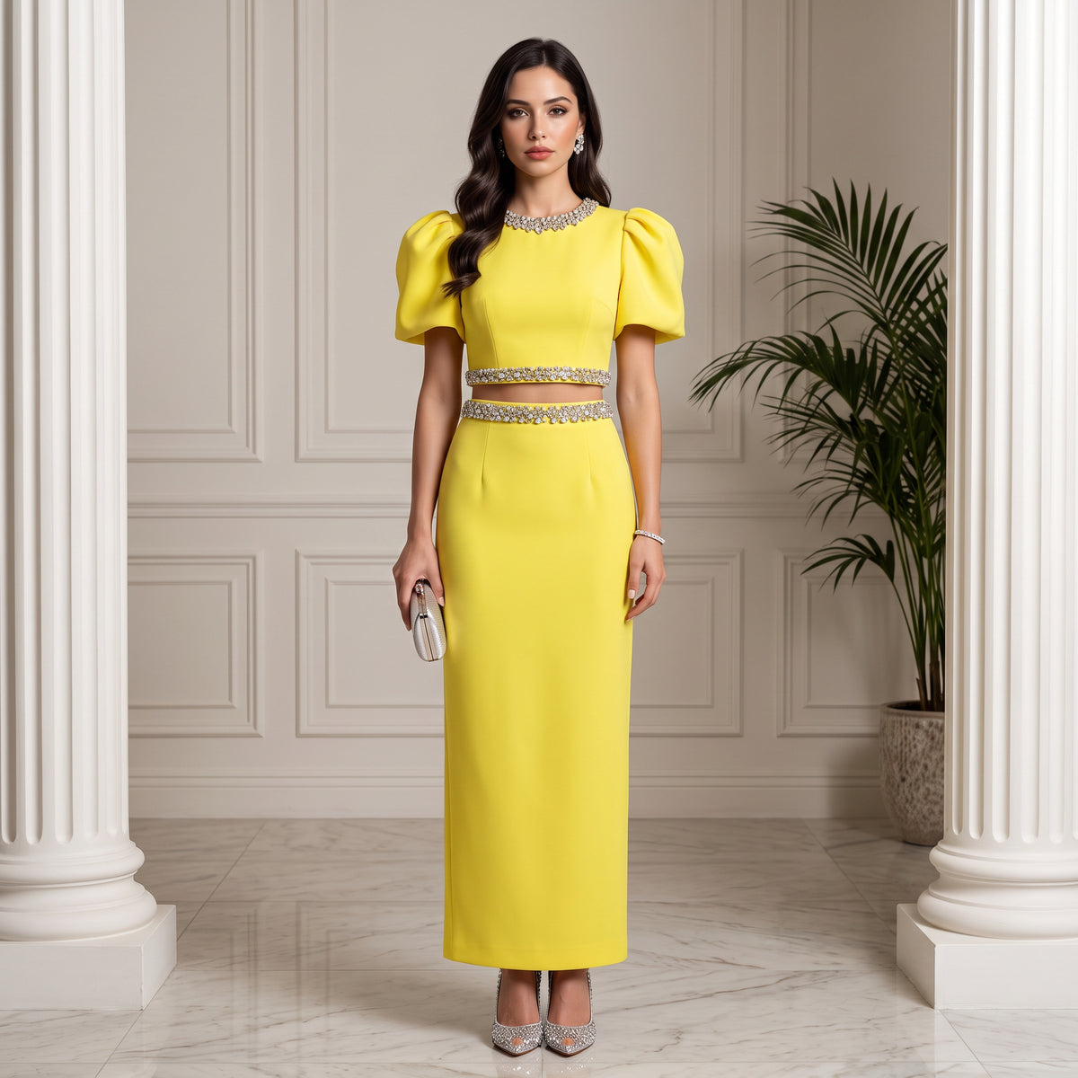 SOLÉRIA Diamond Skirt Set