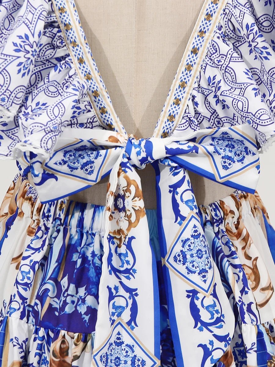 MIRELLE Vintage Mini Dress - Lu Di Lusso