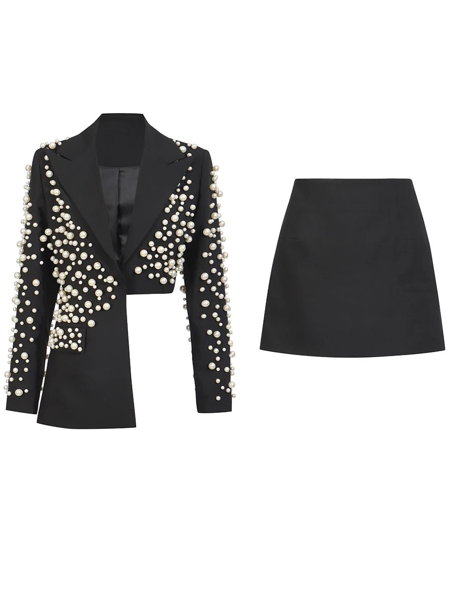 Pearlata Pearl Two - Piece Skirt Set - Lu Di Lusso