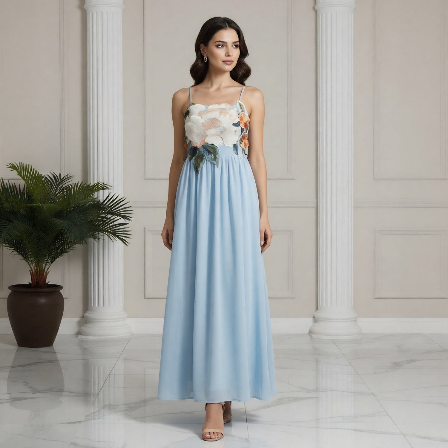 Primara spring maxi dress - Lu Di Lusso