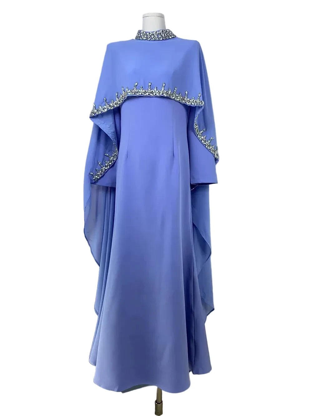 Rala Diamond Shawl Abaya - Lu Di Lusso