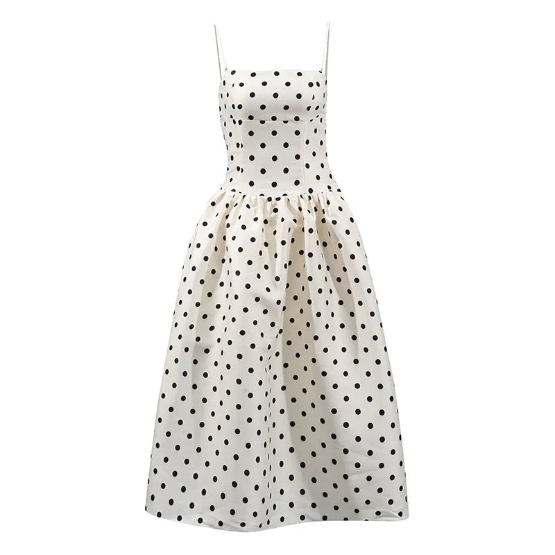 ROSABELLE Polka Dot Dress 🤍 - Lu Di Lusso