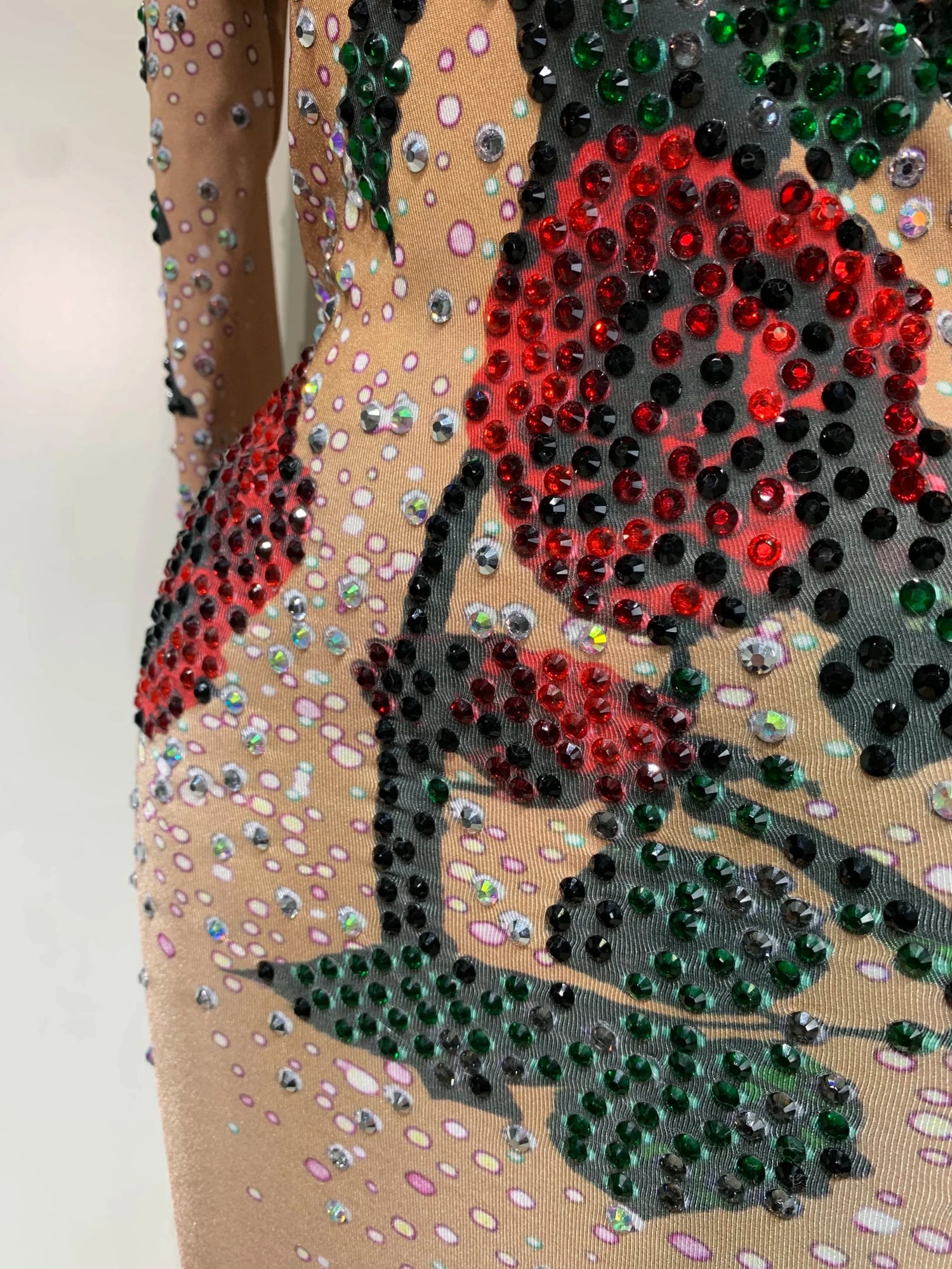 Rosytta Rhinestone Floral Maxi Dress - Lu Di Lusso