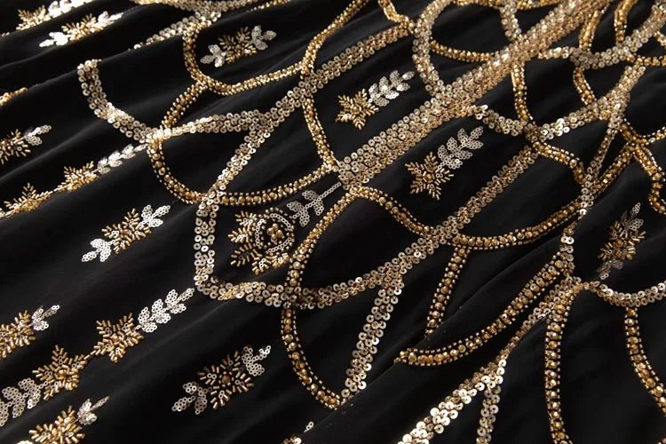 Selora Sequin Evening Dress - Lu Di Lusso