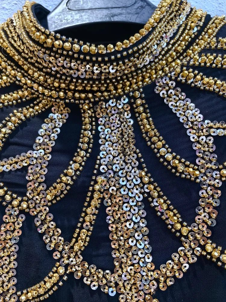 Selora Sequin Evening Dress - Lu Di Lusso