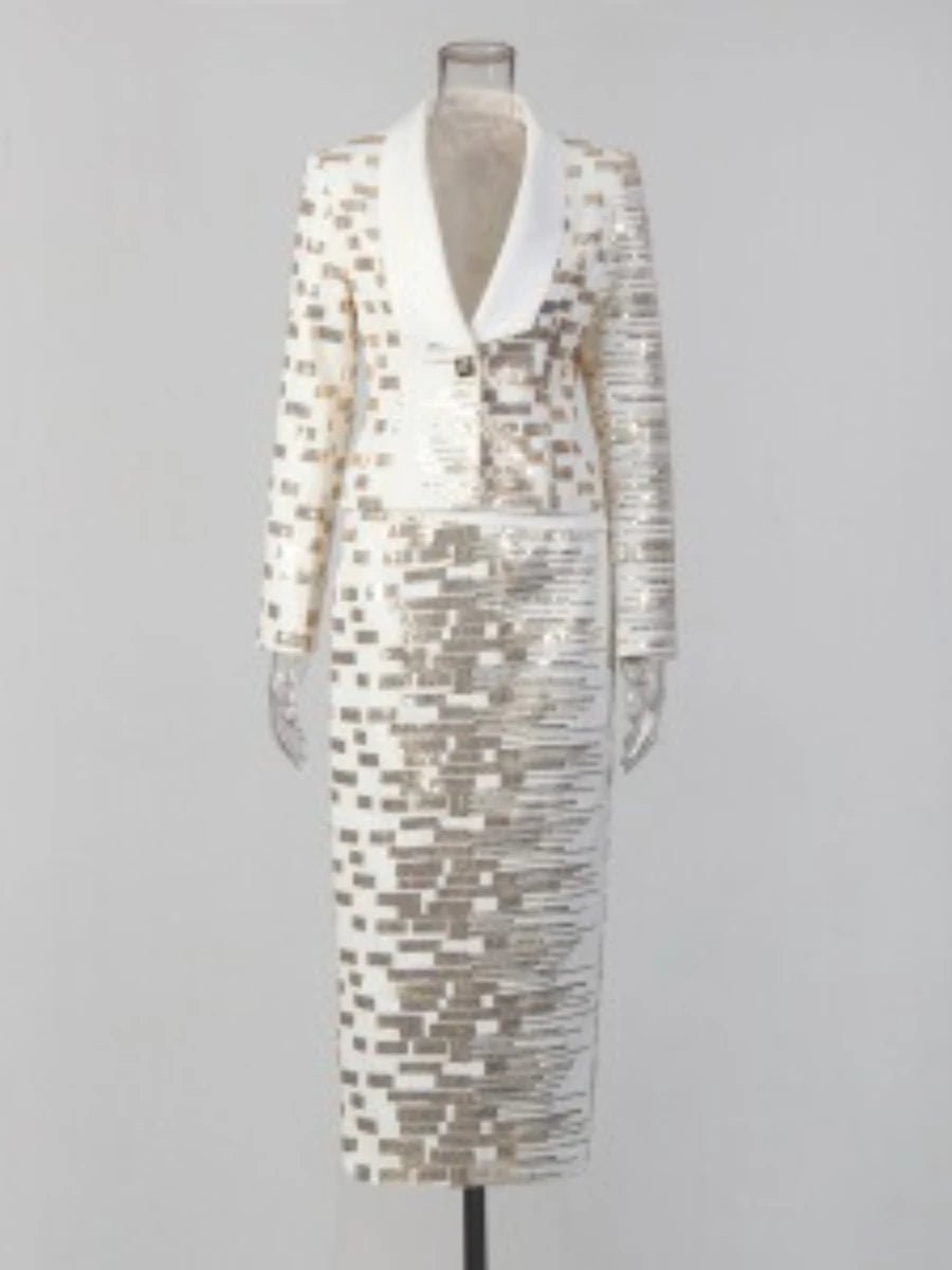 The Golden Luxury Skirt Set - Lu Di Lusso