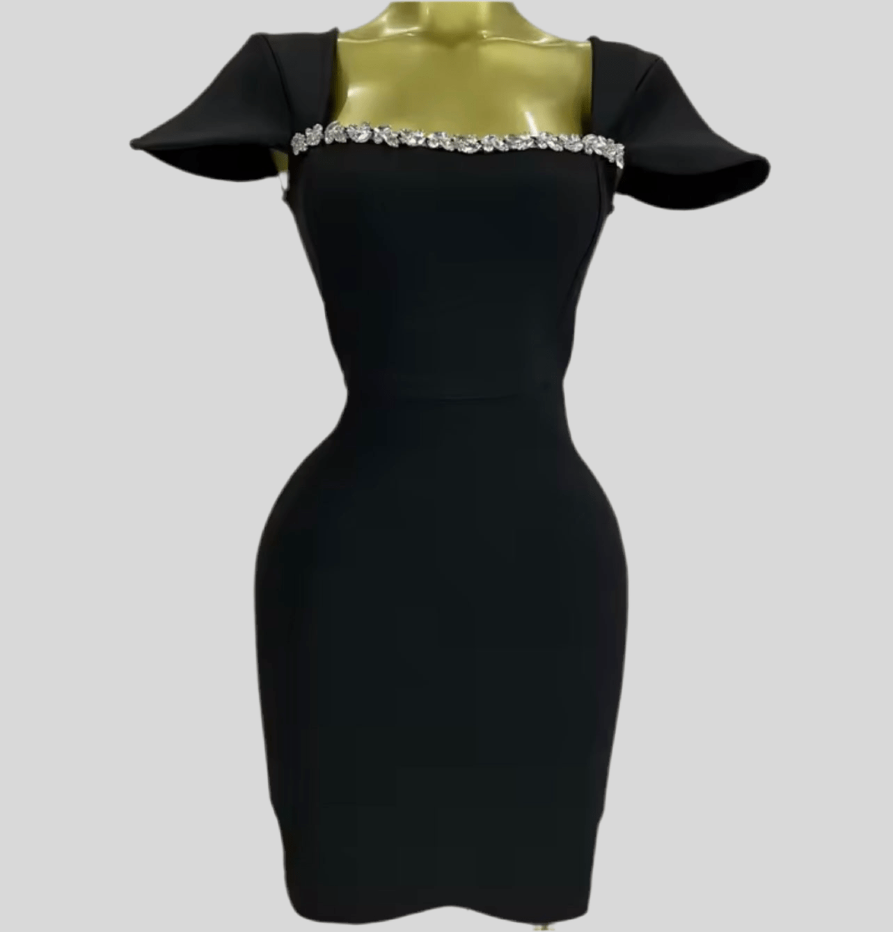 Valentia short sleeve Bandage Mini Dress - Lu Di Lusso