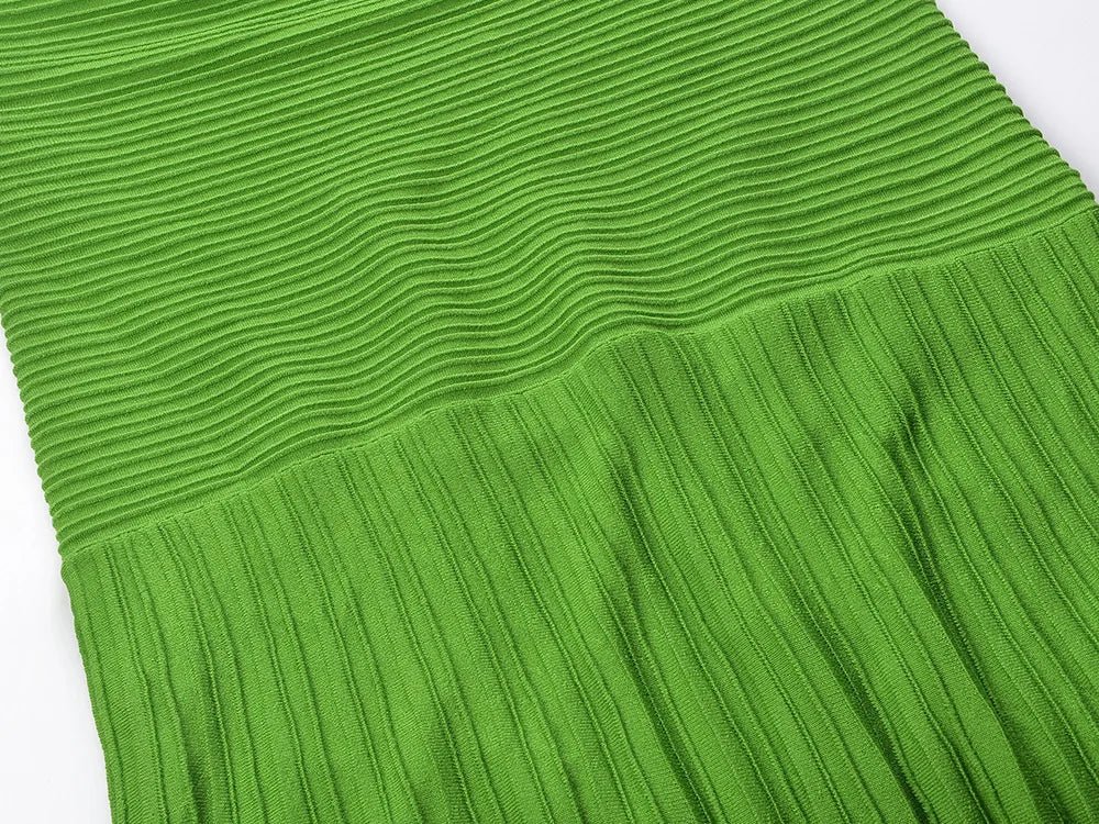VERDÉA Green Maxi Dress - Lu Di Lusso