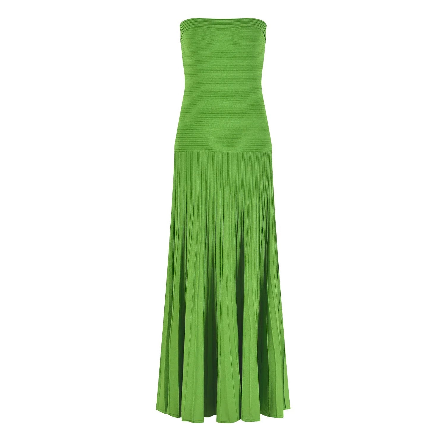 VERDÉA Green Maxi Dress - Lu Di Lusso